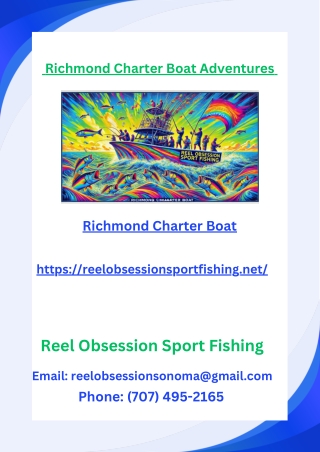 Experience the Thrill Richmond Charter Boat Adventures with Reel Obsession Sport Fishing