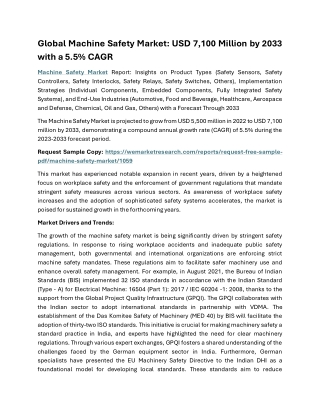 global machine safety market usd 7 100 million
