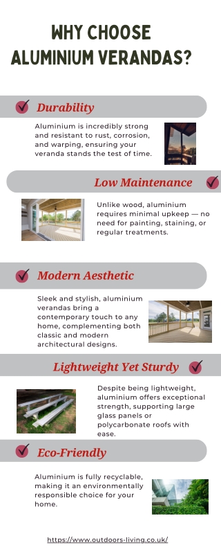 why choose aluminium verandas