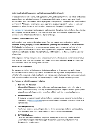understanding bot management and its importance