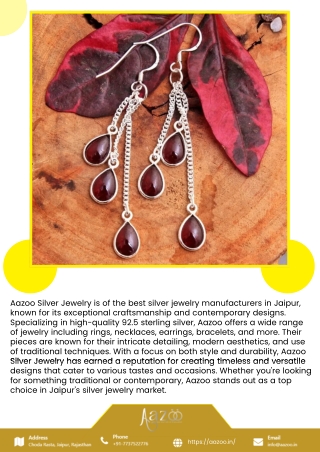 Designer Silver Jewellery in Jaipur