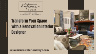 transform your space with a renovation interior