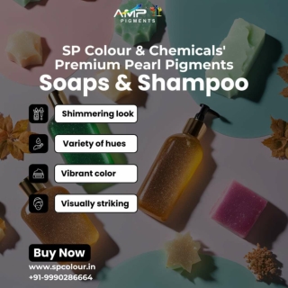 Elevate Your Soap Creations with SP Colour & Chemicals' Premium Pearl Pigments