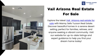 Vail Arizona Real Estate for Sale | Your Dream Home Awaits