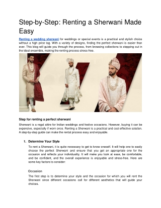 Step-by-Step_ Renting a Sherwani Made Easy - Google Docs