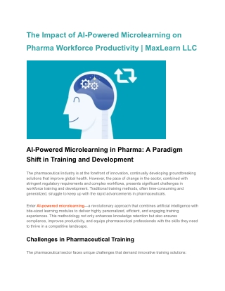 the impact of ai powered microlearning on