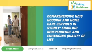 Comprehensive NDIS Housing and Home Care Services in Sydney Enabling Independence and Enhancing Quality of Life