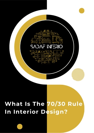 What Is The 7030 Rule In Interior Design