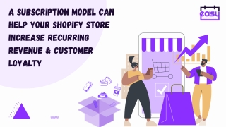 a subscription model can help your shopify store