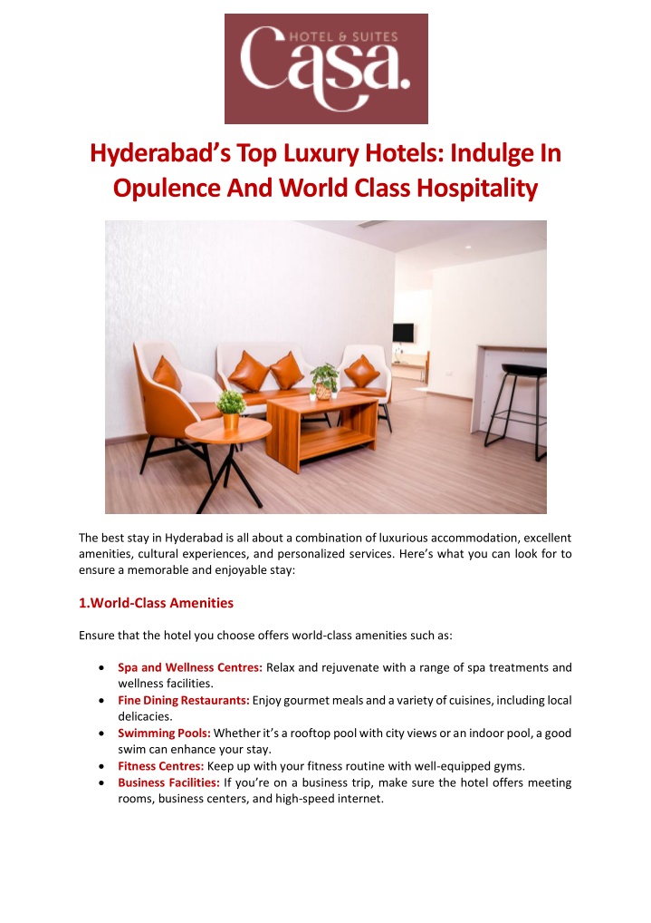 hyderabad s top luxury hotels indulge in opulence