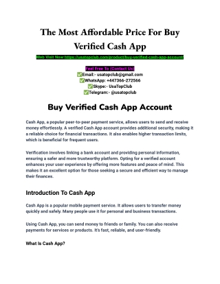 Top 99 Sites Buy Cash App Account 2025