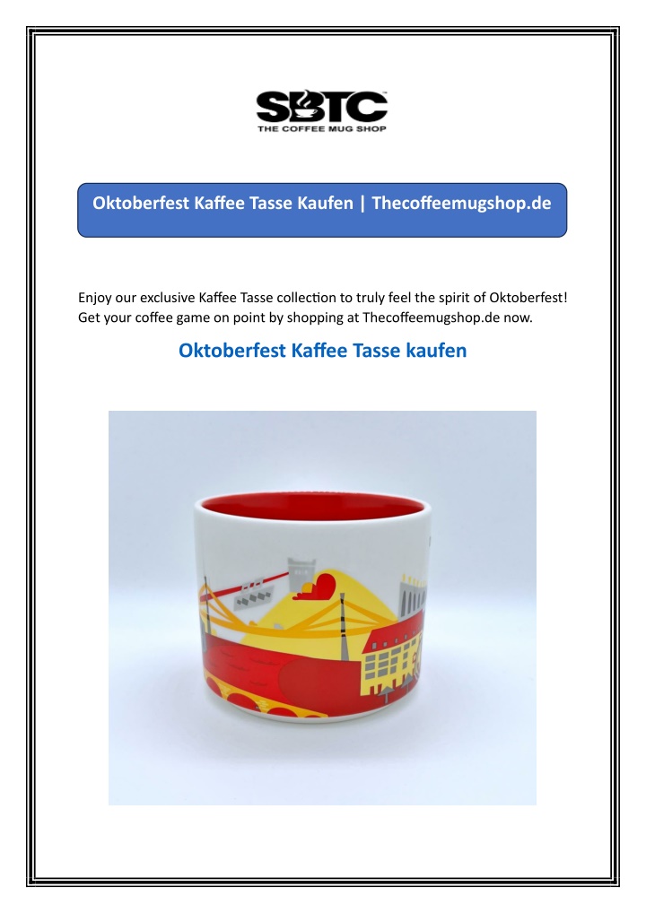 oktoberfest kaffee tasse kaufen thecoffeemugshop