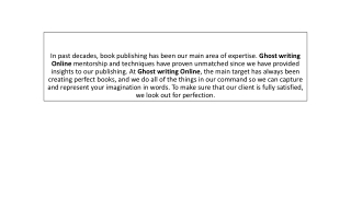 in past decades book publishing has been our main