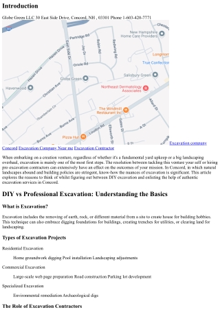DIY vs Professional Excavation: When to Call the Experts in Concord