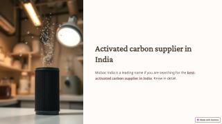 Activated carbon supplier in India