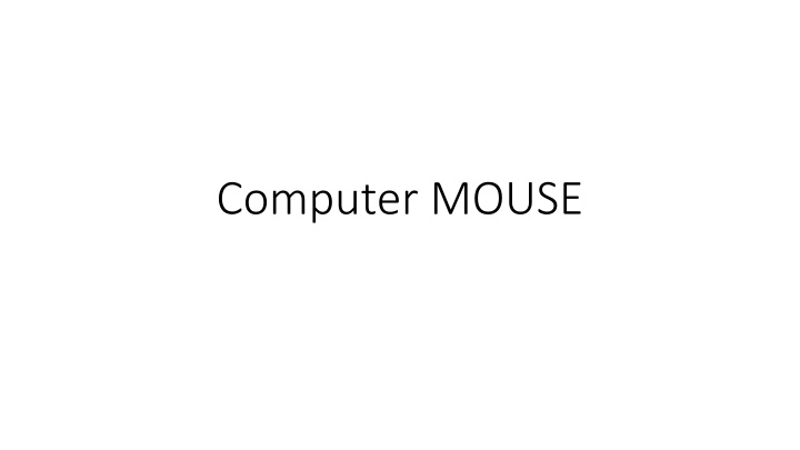 computer mouse