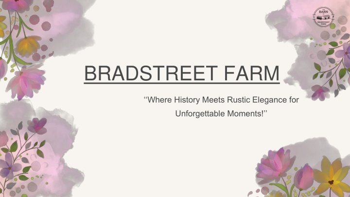 bradstreet farm