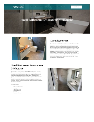 Small Bathroom Renovations Melbourne