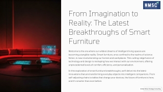 The Latest Breakthroughs of Smart Furniture