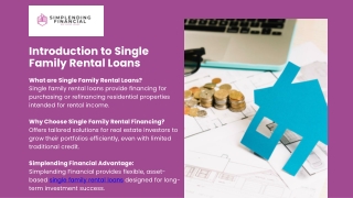 Simplending Financial: Tailored Single Family Rental Loans & Financing Solutions