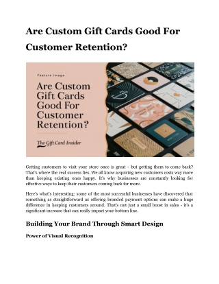 Are Custom Gift Cards Good For Customer Retention_