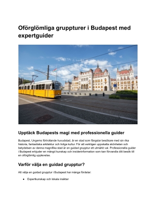 of rgl mliga gruppturer i budapest
