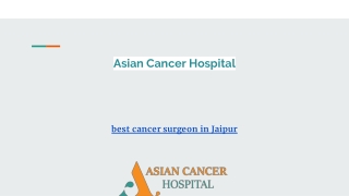 Asian Cancer Hospital