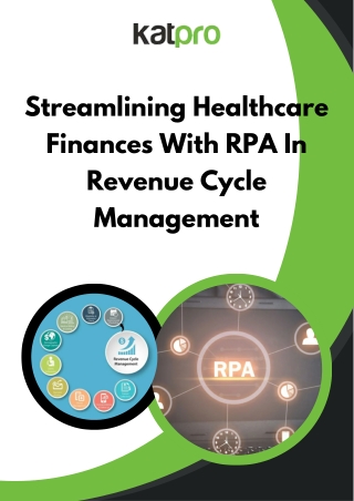 Streamlining Healthcare Finances with RPA in Revenue Cycle Management