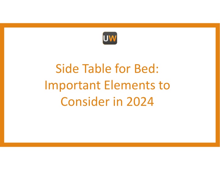 side table for bed important elements to consider