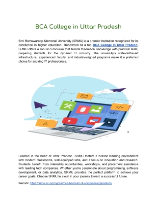 BCA College in Uttar Pradesh