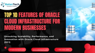 top 10 features of oracle cloud infrastructure