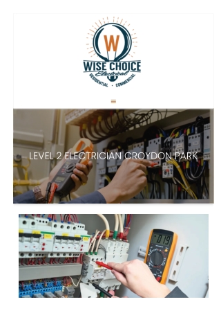 Level 2 Electrician Croydon Park