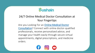 247 Online Medical Doctor Consultation at Your Fingertips