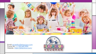 Celebrate Unforgettable Birthday Parties at Playcious Vaughan