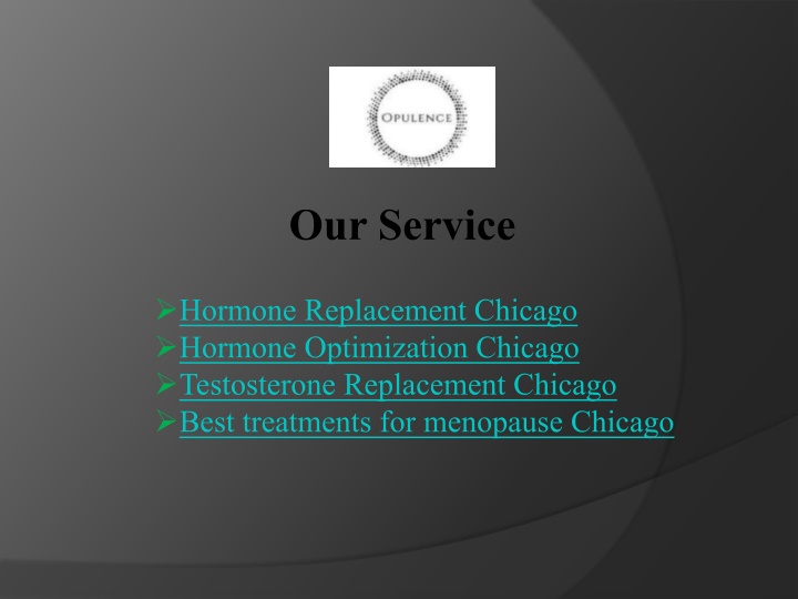 our service