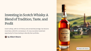 A Blend of Tradition, Taste, and Profit