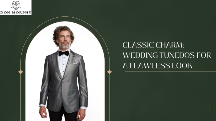 classic charm wedding tuxedos for a flawless look