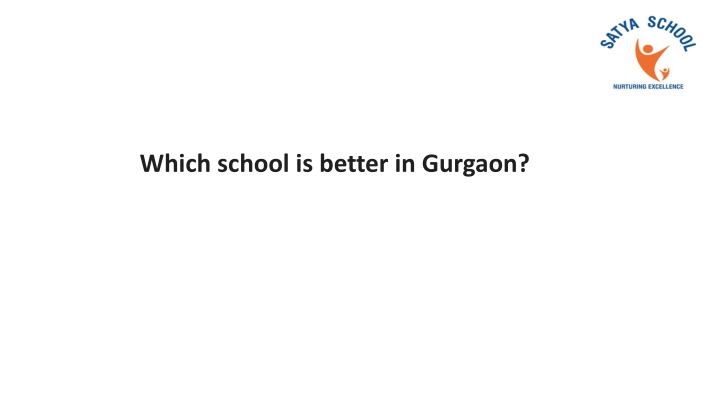 which school is better in gurgaon