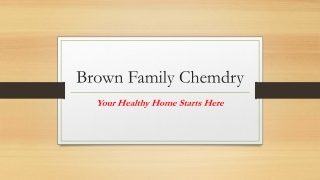 Best Carpet Dry Cleaning Service- Brownfamilychemdry