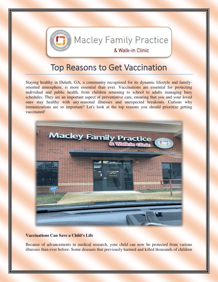 top reasons to get vaccination top reasons