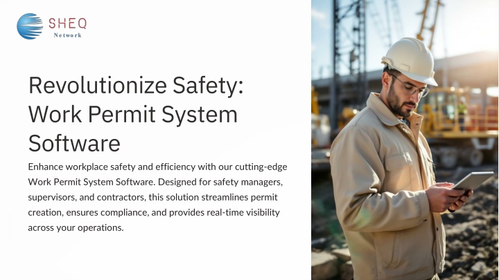 revolutionize safety work permit system software