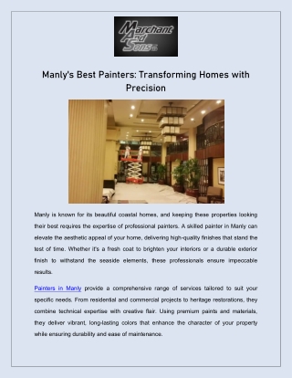 manly s best painters transforming homes with