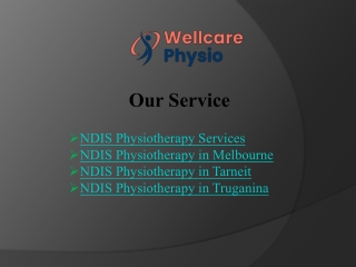 Explore NDIS Physiotherapy Services - Wellcare Physio