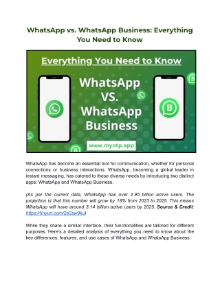 WhatsApp vs. WhatsApp Business: Everything You Need to Know
