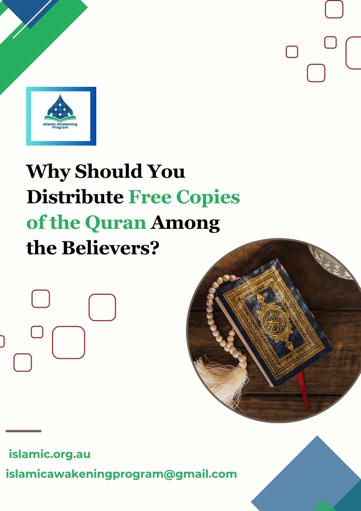 why should you distribute free copies