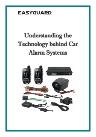 Understanding the Technology behind Car Alarm Systems