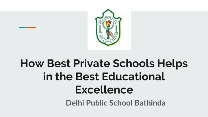 how best private schools helps in the best educational excellence