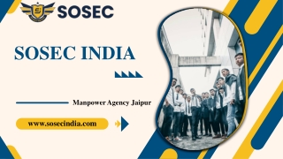 SOSEC India - manpower Suppliers in Jaipur