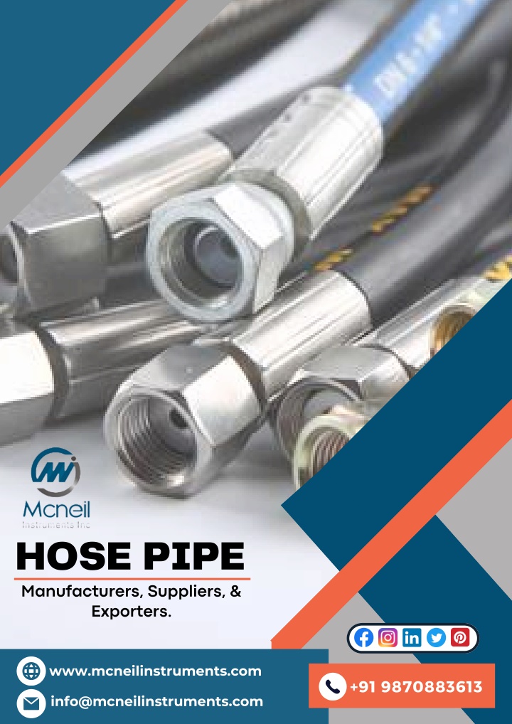 hose pipe manufacturers suppliers exporters