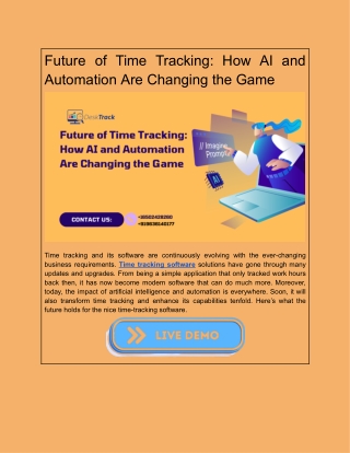 future of time tracking how ai and automation